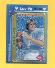 2005 Topps Fan Favorites DAN PASTORINI Houston Oilers Chrome Card 024/499