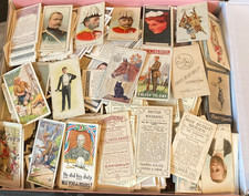 OVER 3000 VINTAGE ORIGINAL CIGARETTE CARDS INTRIGUING LOT SPORT MILITARY GLAMOUR