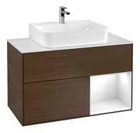 Villeroy & Boch Finion Waschbeckenunterschrank FüR Becken Mittig Regal Rechts...