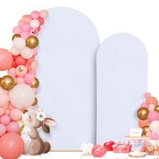 Fuloon 7.2ft 6ft Wedding Arch Cover Elastic Party Backdrop Stand Covers