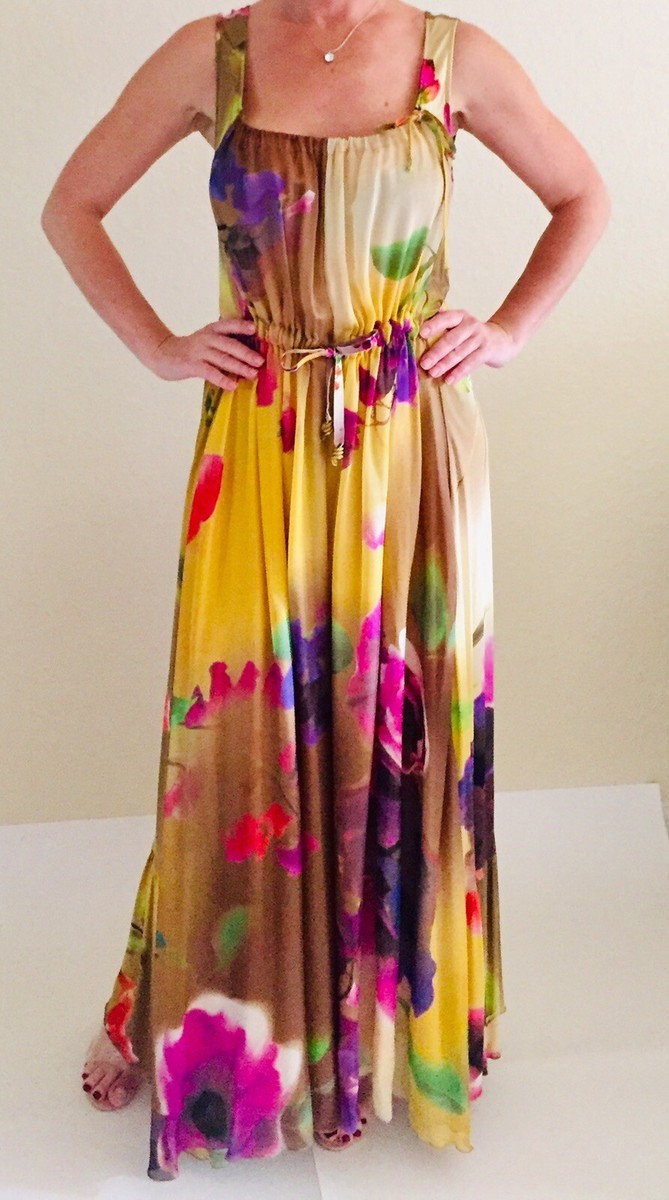 Roberto Cavalli ドレス サイズ42 ROBERTO CAVALLI Long Dress Size IT 42 US 6 Made in Italy | eBay