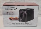 Brentwood TS-260B 2 Slice Cool Touch Toaster - Black New Open Box
