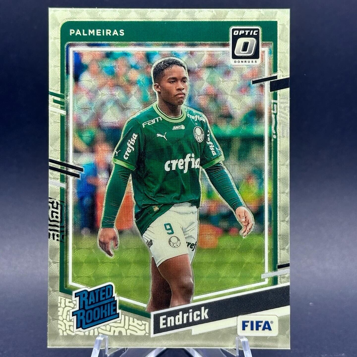 2023-24 Donruss Optic Endrick Gold Power 1/1 Superfractor #176 - Palmeiras