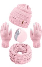 Winter Gloves And Hat Set