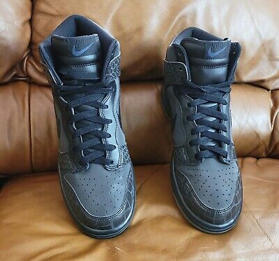 VNDS Men's Nike Dunk High Reflective Croc Dark-Grey Size 8.5 VNDS Men's Nike Dunk High Reflective Croc Dark-Grey Size 8.5