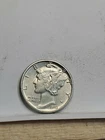 1943 p Silver Mercury Dime#95cv
