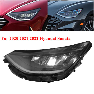 Headlight Replacement For 2020 2021 2022 Hyundai Sonata Left Side LED Headlamp