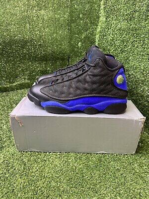 Nike Air Jordan 13 Retro Black Hyper Royal Size 12 414571 Nike Air Jordan 13 Retro Black Hyper Royal Size 12 414571