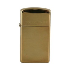 Zippo Feuerzeug Modell 1654 Slim Solid Brass 1932-1991