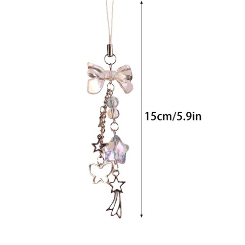 Exquise Suspension Pendentif Décoration pour Téléphone Portable Clé Téléphone Cordon Pendentif - Photo 8/8