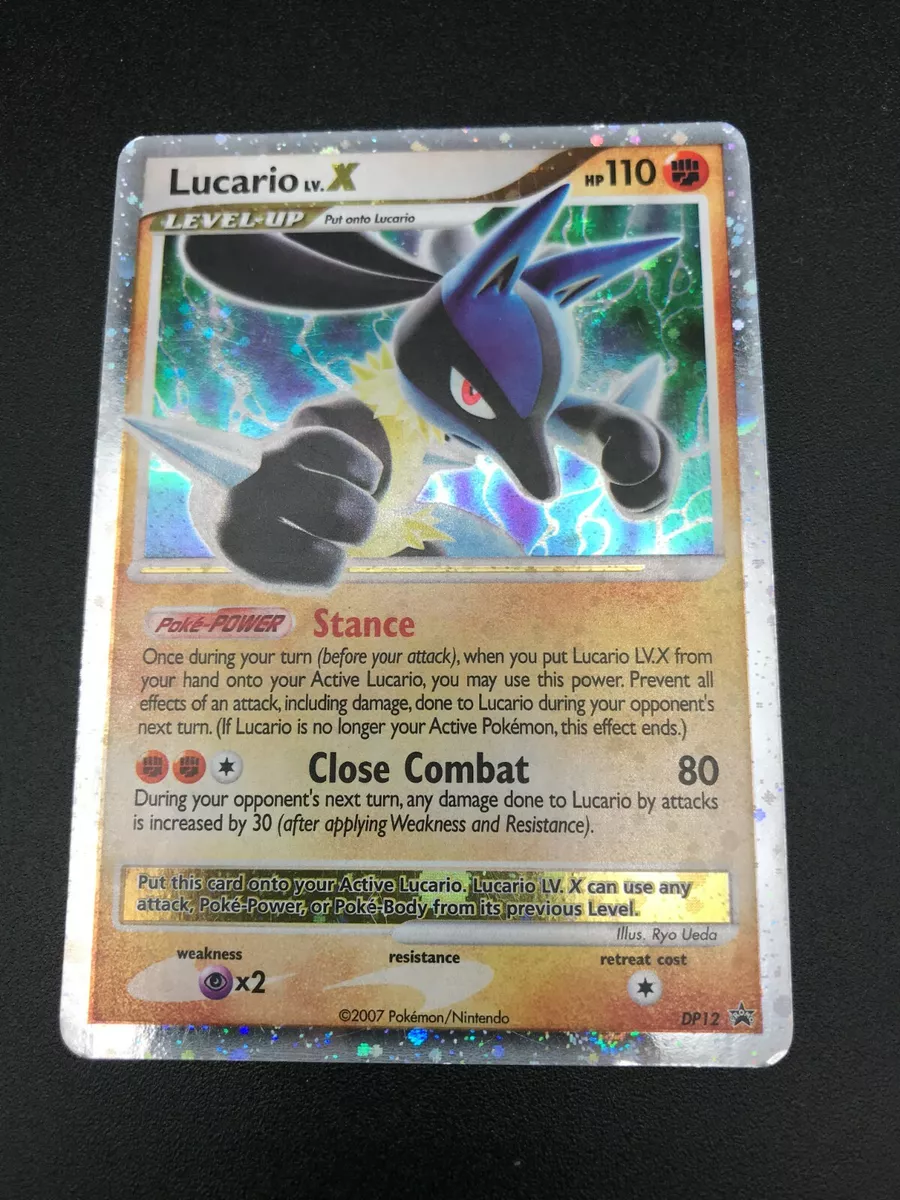 Pokemon Diamond & Pearl Ultra Rare Promo Card - Lucario LV.X