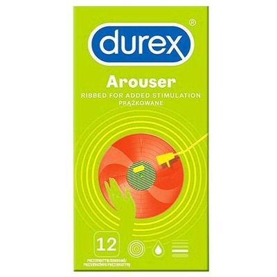 24, 36, 48 pcs. DUREX AROUSER - AROUSE ME- TICKLE ME - Condoms - Ribbed -