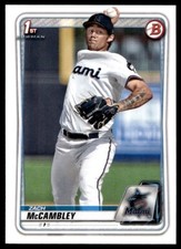 2020 Bowman Draft Zach McCambley G116 Miami Marlins #BD-112