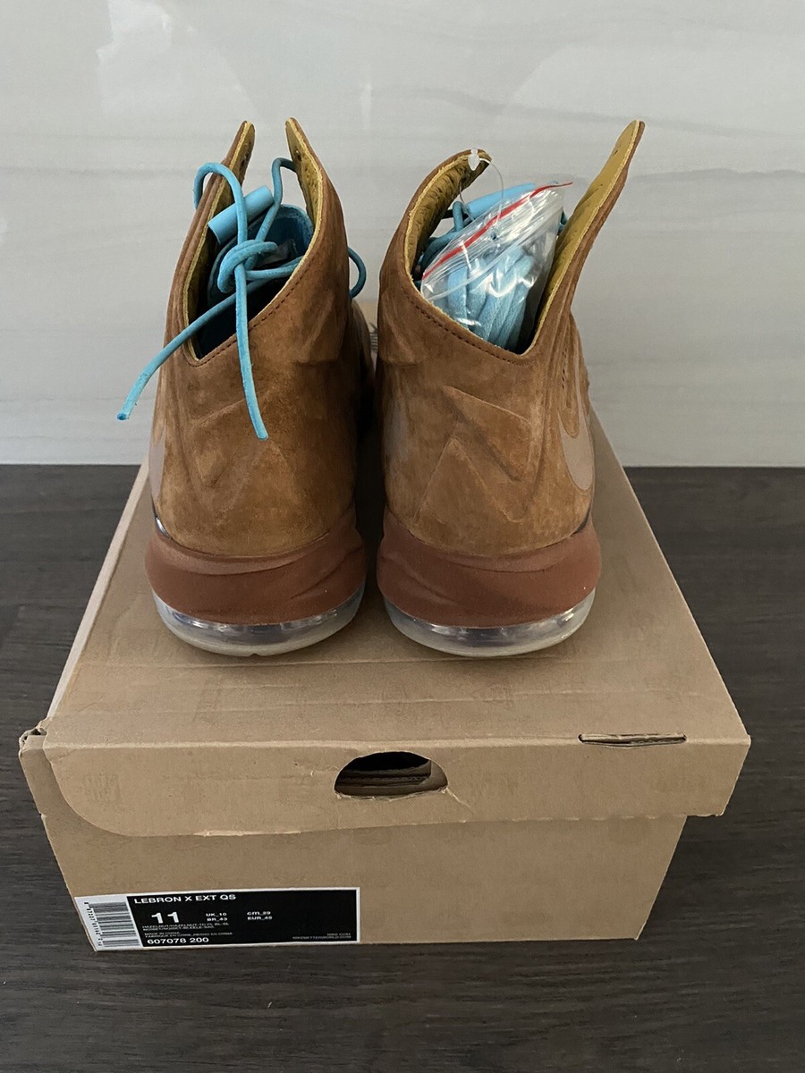 Deadstock / Brand New Nike Lebron X QS Hazelnut Sz 11 | eBay