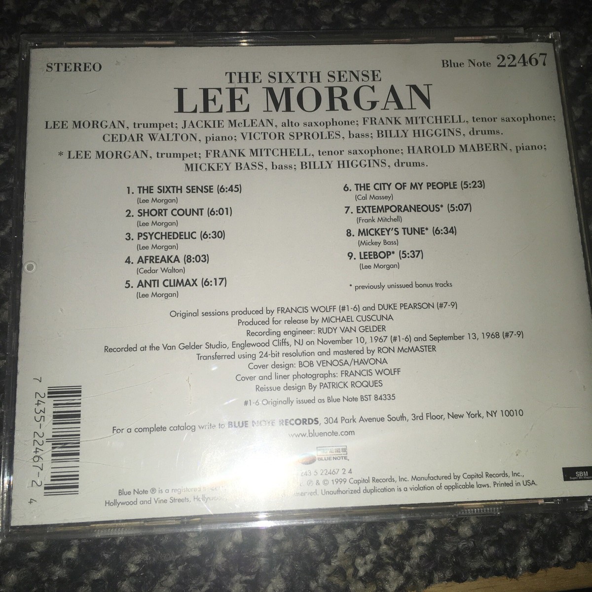 Lee Morgan The Sixth Sense レコード JAZZ ジャズ Lee Morgan