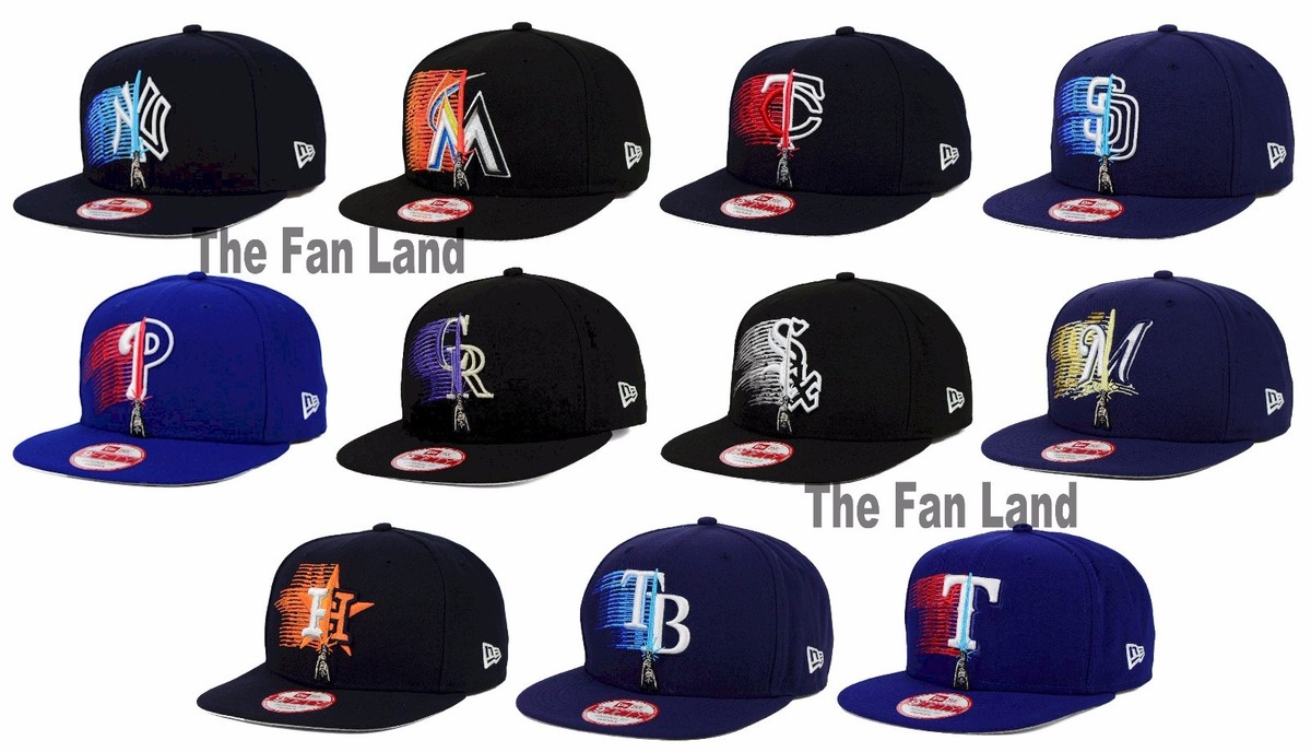 New MLB Star Wars New Era SW X Lightsaber Logoswipe 9FIFTY New MLB Star Wars New Era SW X Lightsaber Logoswipe 9FIFTY