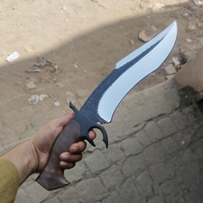 BEAUTIFUL CUSTOM HANDMADE 17 INCHES LONG IN HIGH CARBON STEEL HUNTING DAGGER