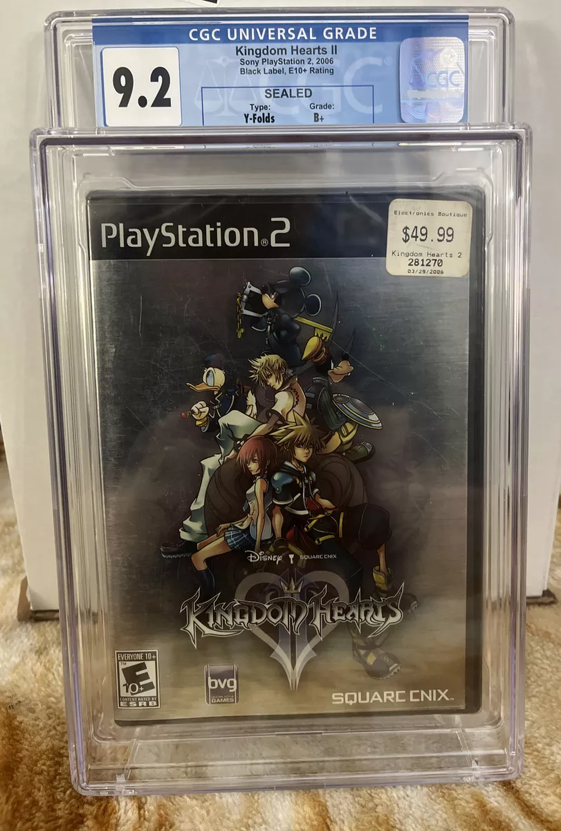Kingdom Hearts II (Playstation 2, 2006) SEALED PAL