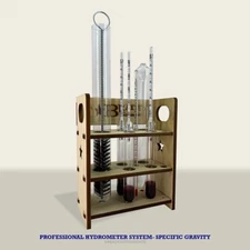 Professional Hydrometer System- Specific Gravity Beer Wine Cider Moonshine Mead 