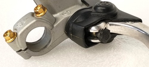 Pompa Freno Anteriore BREMBO PS 10 SILVER CON SERBATOIO / Brembo master cylinder - Imagen 6 de 8