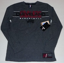 CLEVELAND CAVALIERS UNK LONG SLEEVE THERMAL T SHIRT MENS M L XL GRAY CAVS NWT