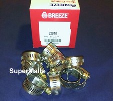 Breeze Power-seal Stainless Steel Hose Clamp Worm-drive Sae Size 10 Free Ship Breeze Power-seal Stainless Steel Hose Clamp Worm-drive Sae Size 10 Free Ship