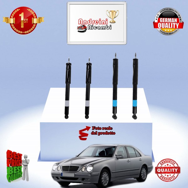 Set 4 StoßDäMpfer Vorderseite + Heck Mercedes E Klasse 280 150KW Von 1996-> A68-image