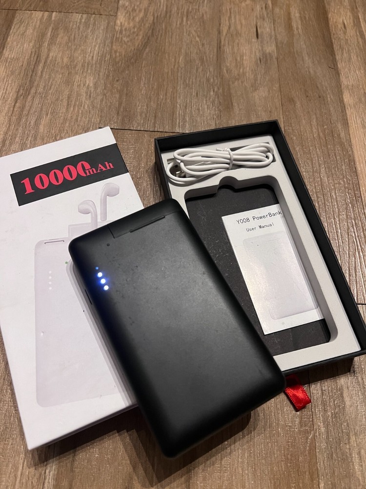 10000mAh Power Bank for AirPods iPhone USB Portable Charger 10000mAh Power Bank for AirPods iPhone USB Portable Charger