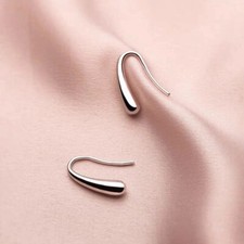 Women  s Teardrop Dangle Drop Earring,Silver Earrings,Ear Hook Earrings,Gifts