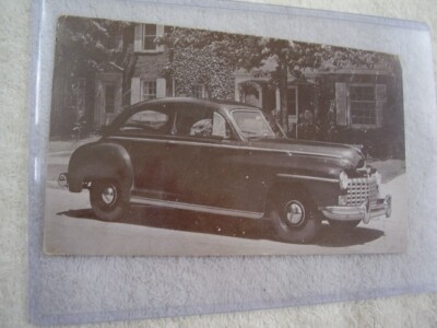 1948 DODGE 2 DR SEDAN  DEALER   POSTCARD UNUSED ORIGINAL FREE POSTAGE