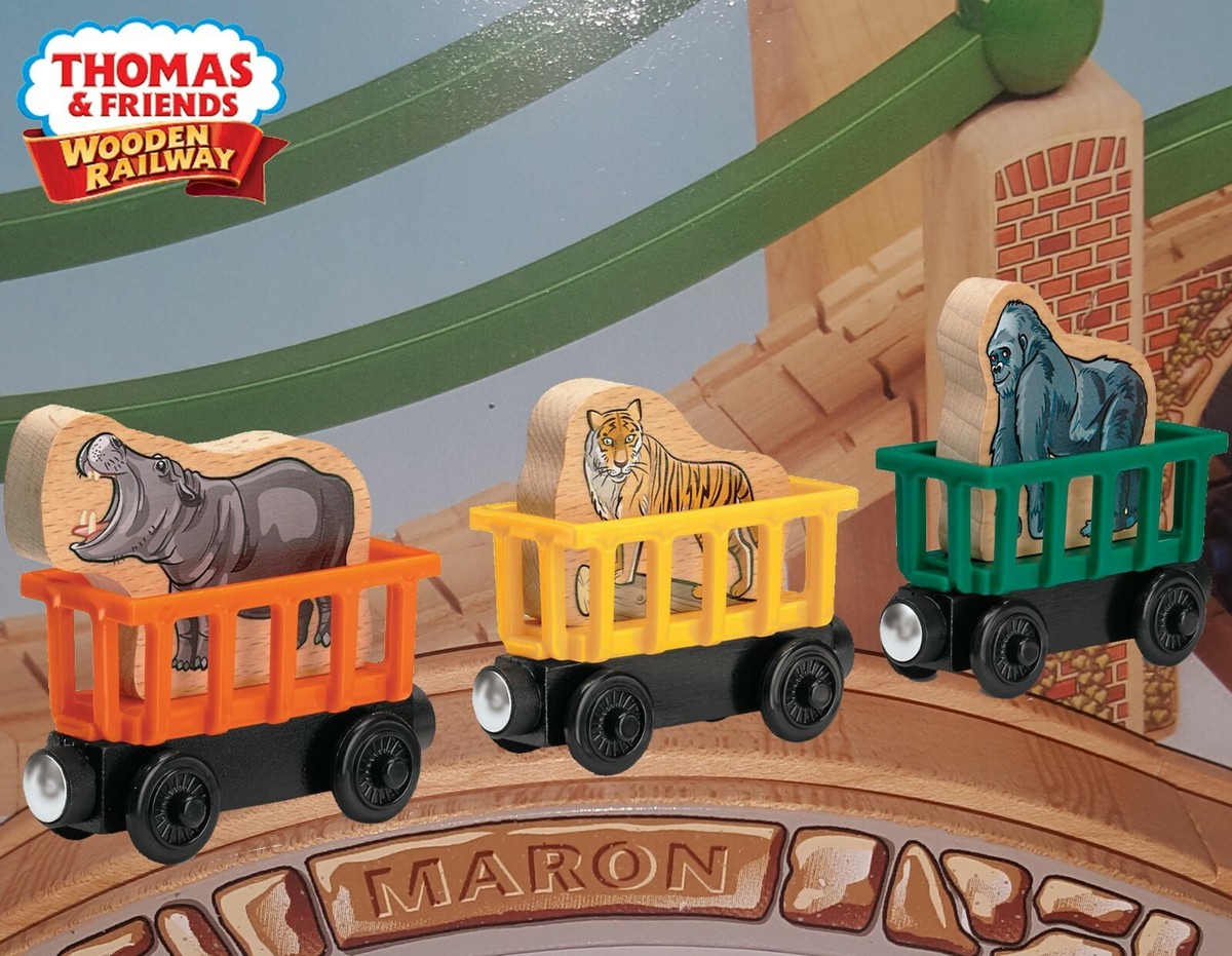 Sodor Zoo Animal Cars Thomas Friends Wooden Railway Tank Train