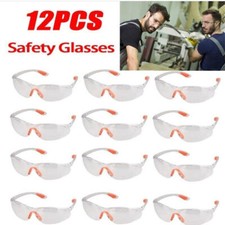 12x Schutzbrille Anti-Beschlag & Anti-Kratz Augenschutz Arbeits-/Laborbrille DHL