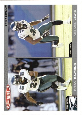 2004 Topps Total First Edition Football Card #274 Brian Dawkins/Michael Lewis