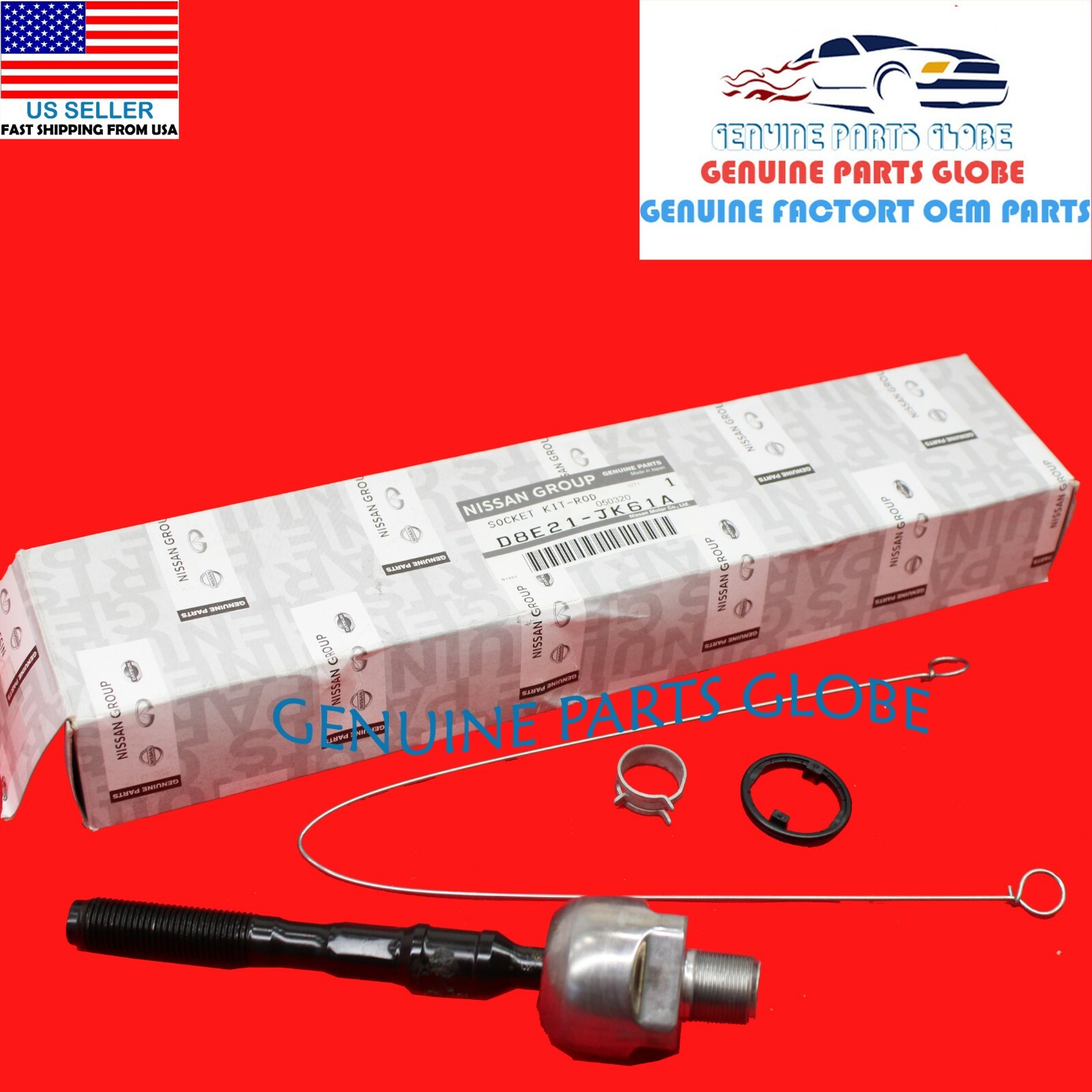 GENUINE OEM INFINITI 0710 G35 G37 AWD INNER STEERING TIE ROD END D8E21