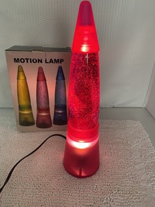 pink glitter table lamp