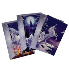 Vintage (2000's) Tree Free Greeting Cards - (Set of 3) Unicorn Edition
