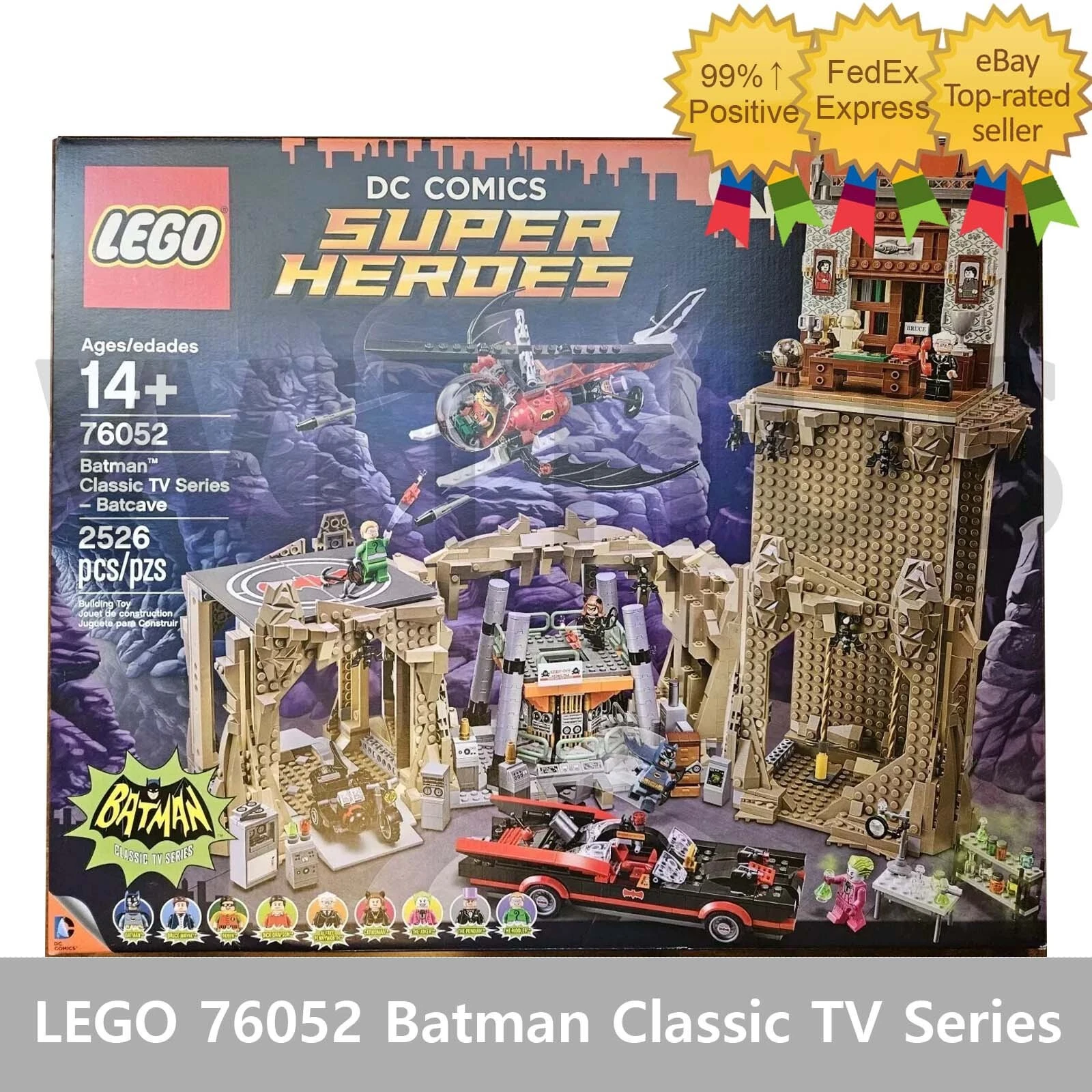 レゴ。バットマン。クラッシック76052。 LEGO 76052 DC Comics Super Heroes Batman Classic TV Series