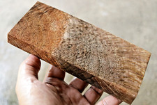 Exotic Asian Satinwood Burl DIY Woodworking Knife Handle 3"X 7"X 5/8" 497