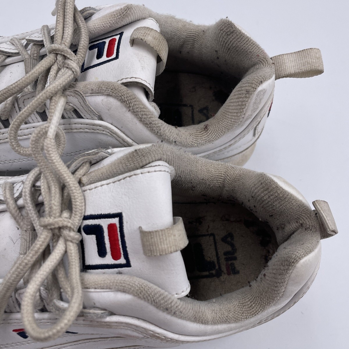 Fila Disruptor White Mid Top Sneakers Men's Size 9 1/2 Fila Disruptor White Mid Top Sneakers Men's Size 9 1/2
