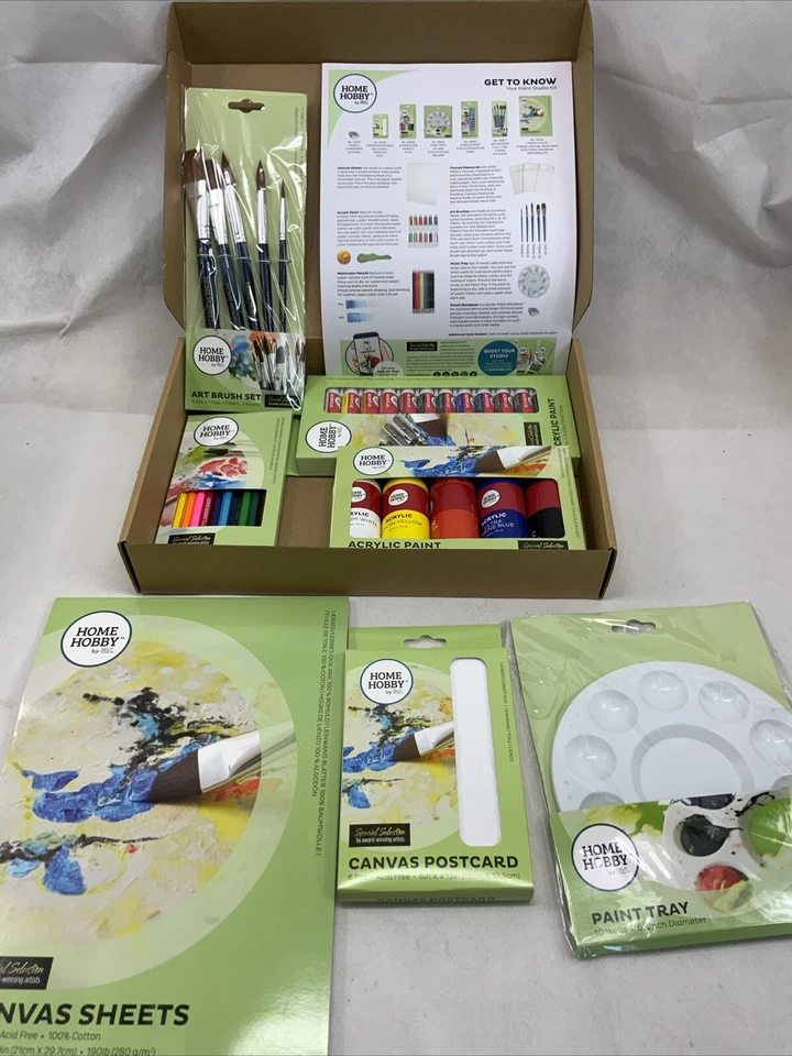 Kit de estudio de pintura The HomeHobby de 3L más medusas de Helle Koed para principiantes Foto 3 de 4