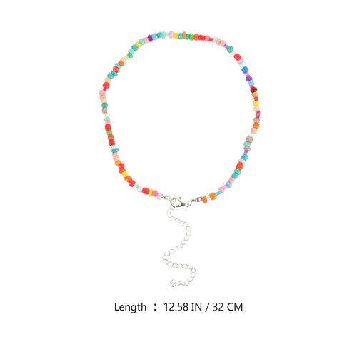 8 Pcs Colorful Bead Necklace Miss Clothes Accessory Fashionable Pendant - Picture 3 of 12