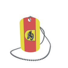 Dog Tag Flag SG Hanstedt Dog Tag Aluminium 30 x 50mm