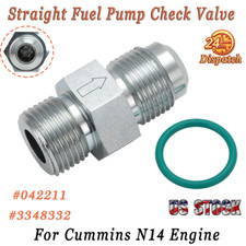 For Cummins N14 Fuel Pump Check Valve #042211 #3348332 Prevent Fuel Backflow US