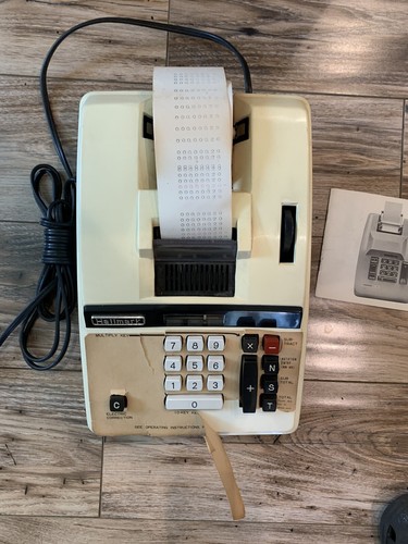 Sears Hallmark | 10 Key Electric Adding Machine | Model AM-890 | Works | Used - Picture 8 of 8