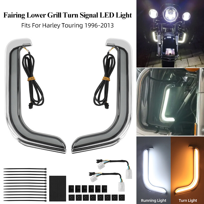 Lower Fairing Accent LED Light For Harley Electra Glide Street Glide 1996-2013