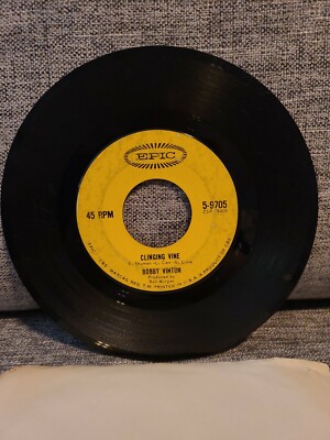 Bobby Vinton - Clinging Vine / Imagination 45rpm 7'' Vinyl Epic 1964 US G+