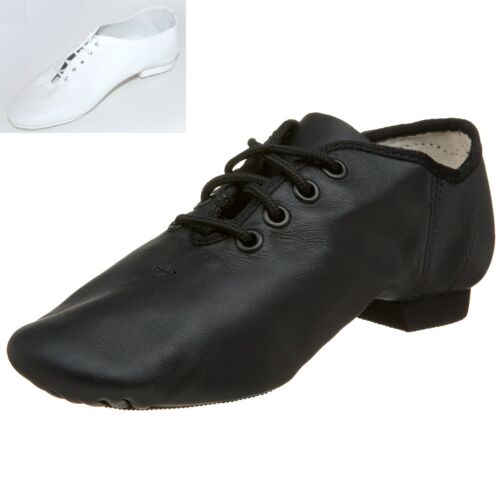 Jazz Modern Dance Shoes Leather Split Sole - Picture 1 of 3