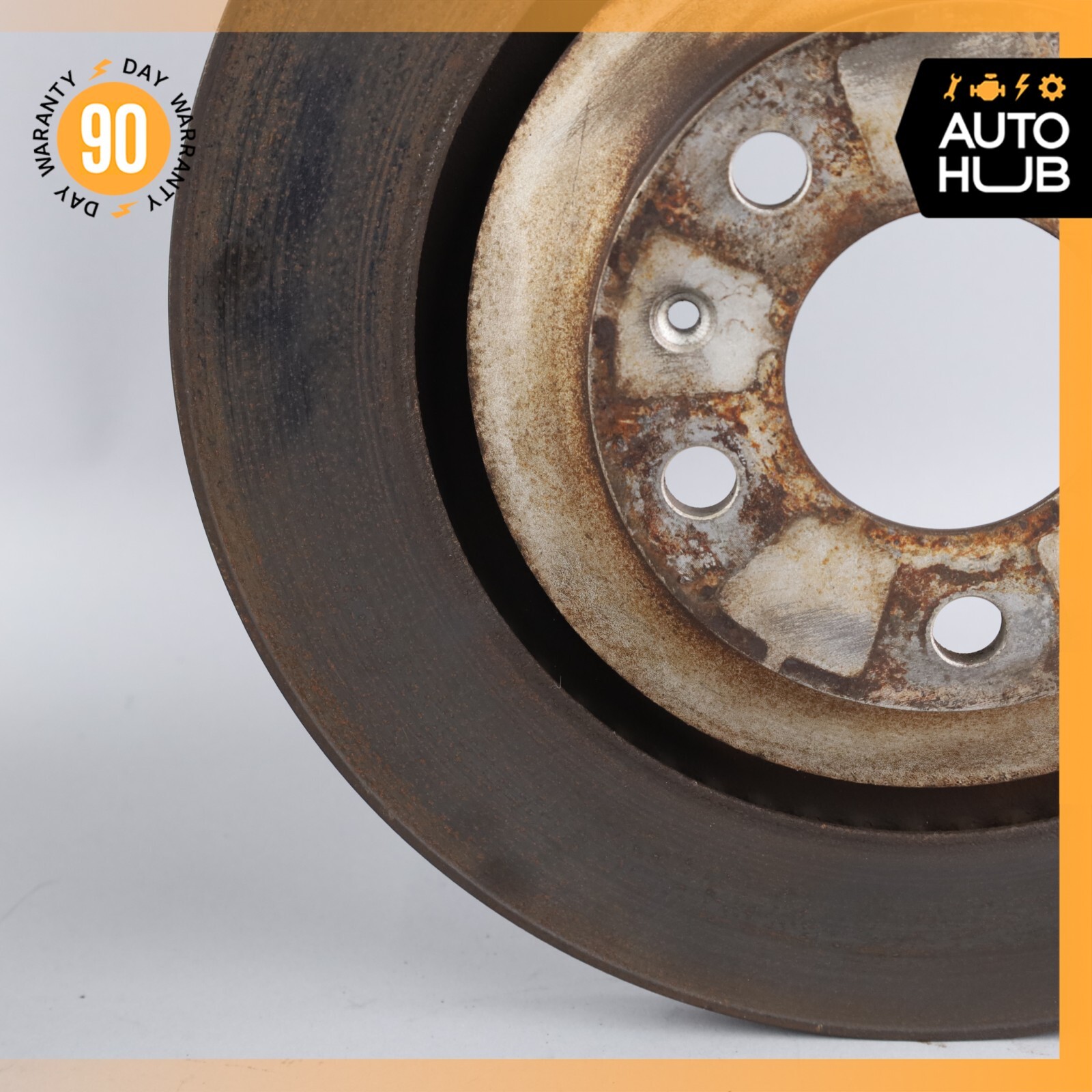 03-18 Bentley Continental Flying Spur Rear Left & Right Brake Rotors Disc OEM