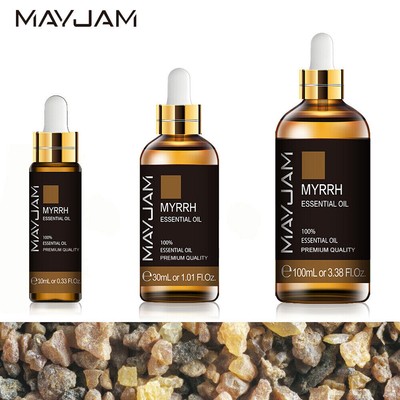 MAYJAM Myrrh Pure Essential Oil 10/30/100ml For Aromatherapy Diffuser Humidifier