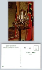 Arlington Ante-Bellum Home Vintage Postcard Water Cart in Dining Room 1972